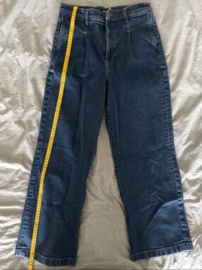 Express Dark Blue Wide Leg Women’s Jeans
